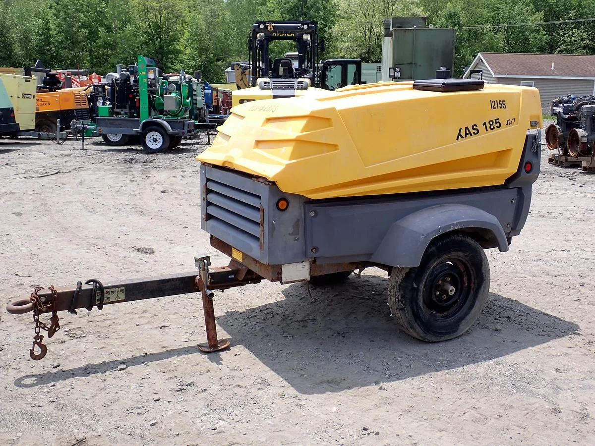 2003 Sullair DE18 1550 CFM Oil Free Air Compressor CAT C16 8716 HRS