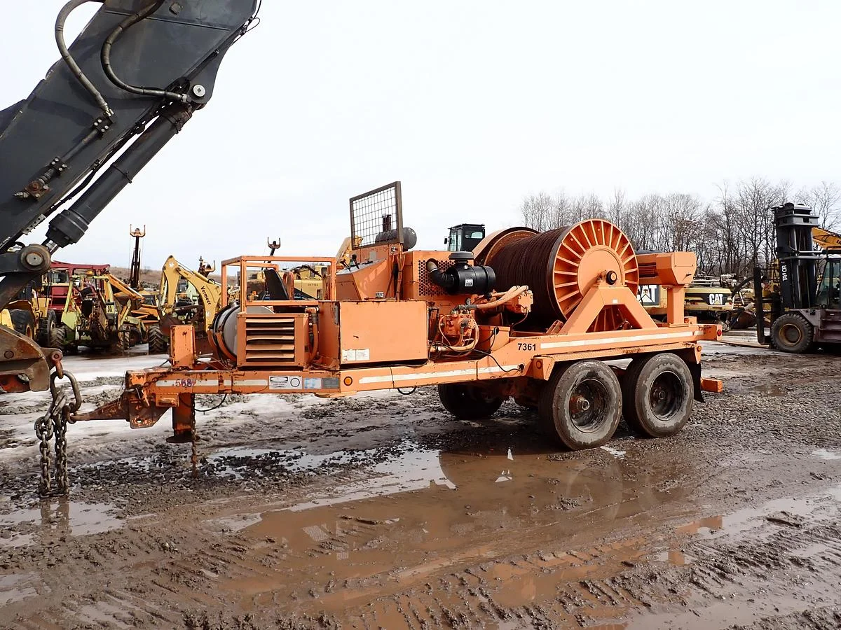 2007 Wagner-Smith T-1DP-300 Single Drum Cable Puller